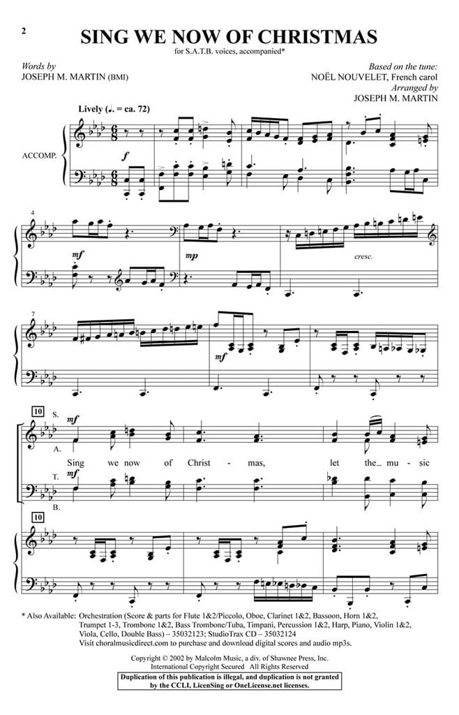 Sing We Now of Christmas